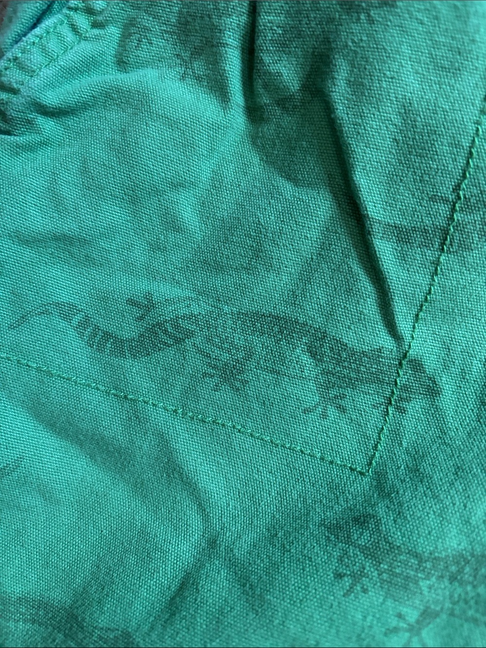 Boden kids Green Drawstring Shorts with animal Print - Picture 5 of 5